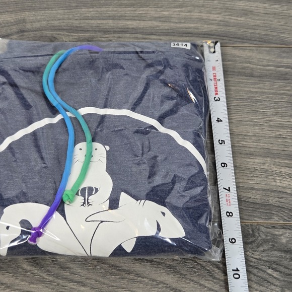 St Louis‎ Aquarium Hoodie Adult 2XL Blue Long Sleeve Lightweight Cotton Blend - Picture 10 of 12